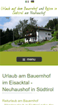 Mobile Screenshot of neuhaushof.it